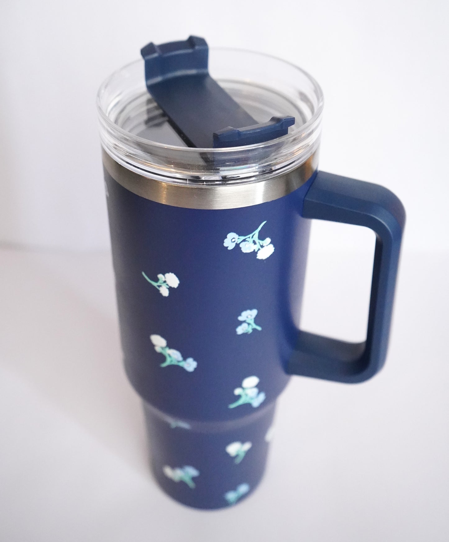 Minimal Floral Print Stainless Steel 1200 ML Water Tumbler