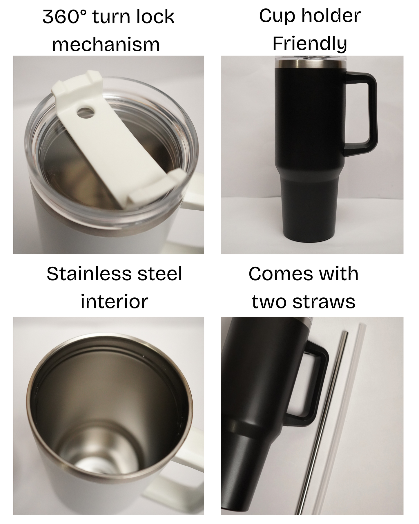 Minimal Floral Print Stainless Steel 1200 ML Water Tumbler