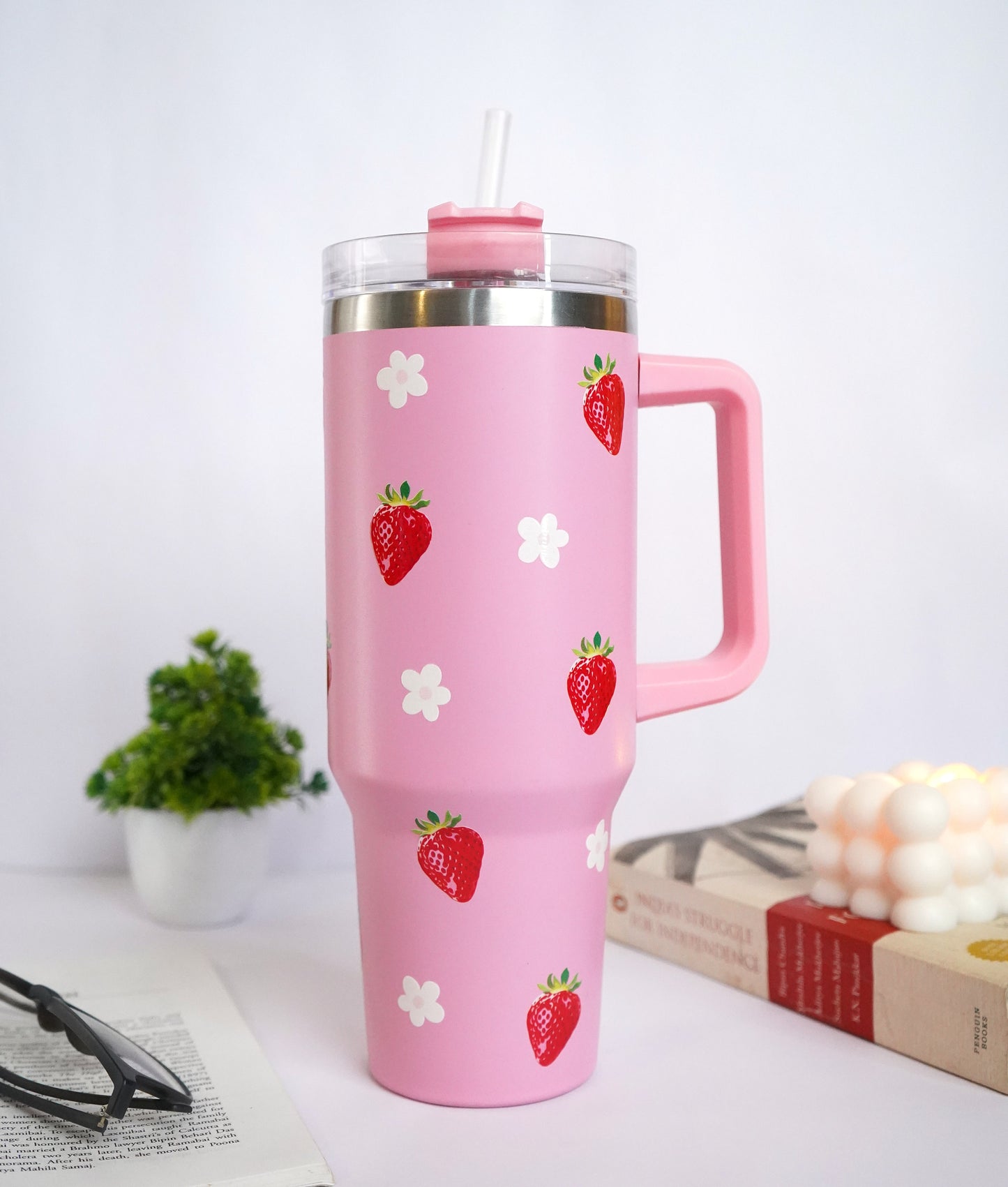 Strawberry Sweetheart Tumbler