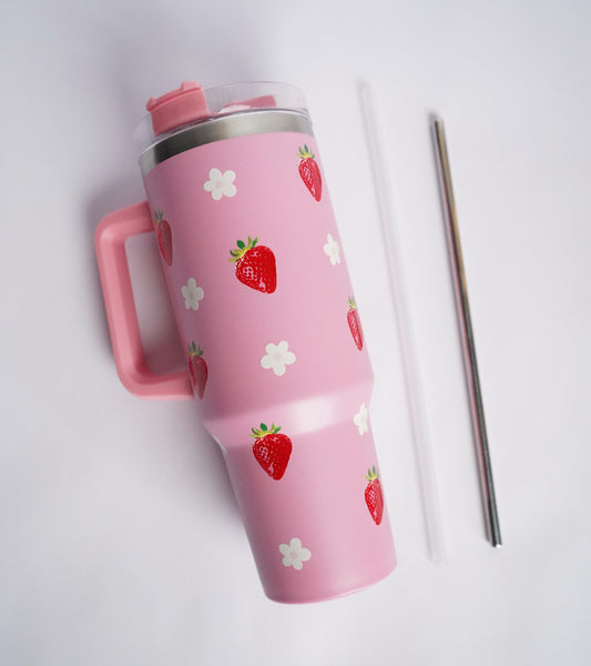 Strawberry Sweetheart Tumbler