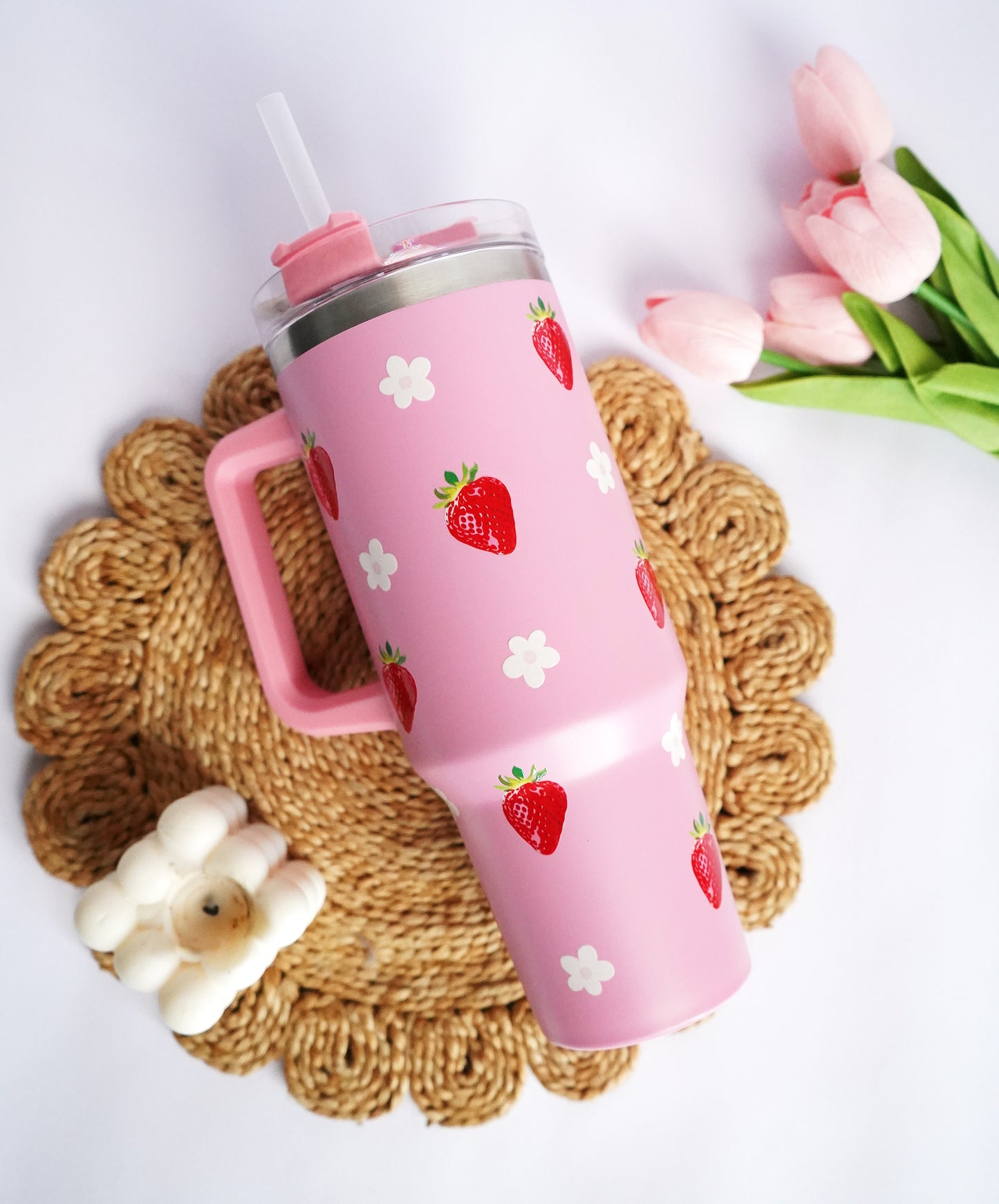 Strawberry Sweetheart Tumbler