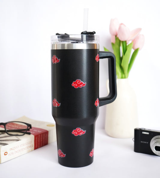 Anime Akatsuki Red Clouds Stainless Steel 1200 ML Water Tumbler