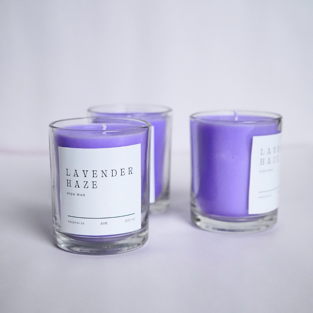 Lavender Haze Scented Candle 220ml