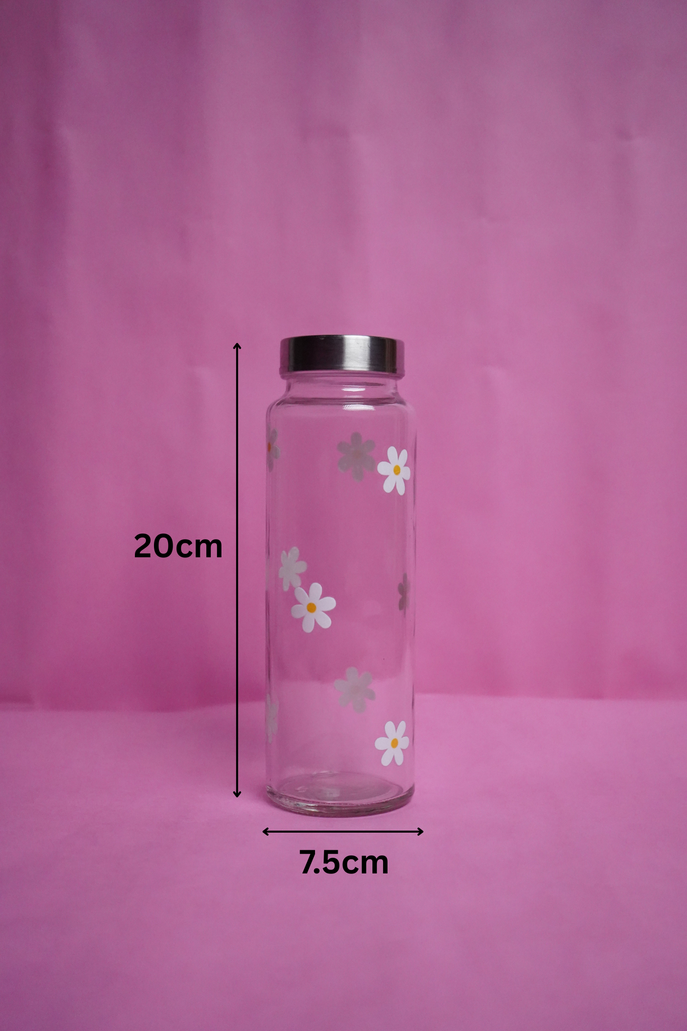 Daisy Glass Bottle 500ML
