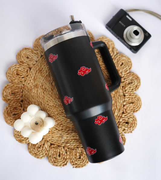Anime Akatsuki Red Clouds Stainless Steel 1200 ML Water Tumbler