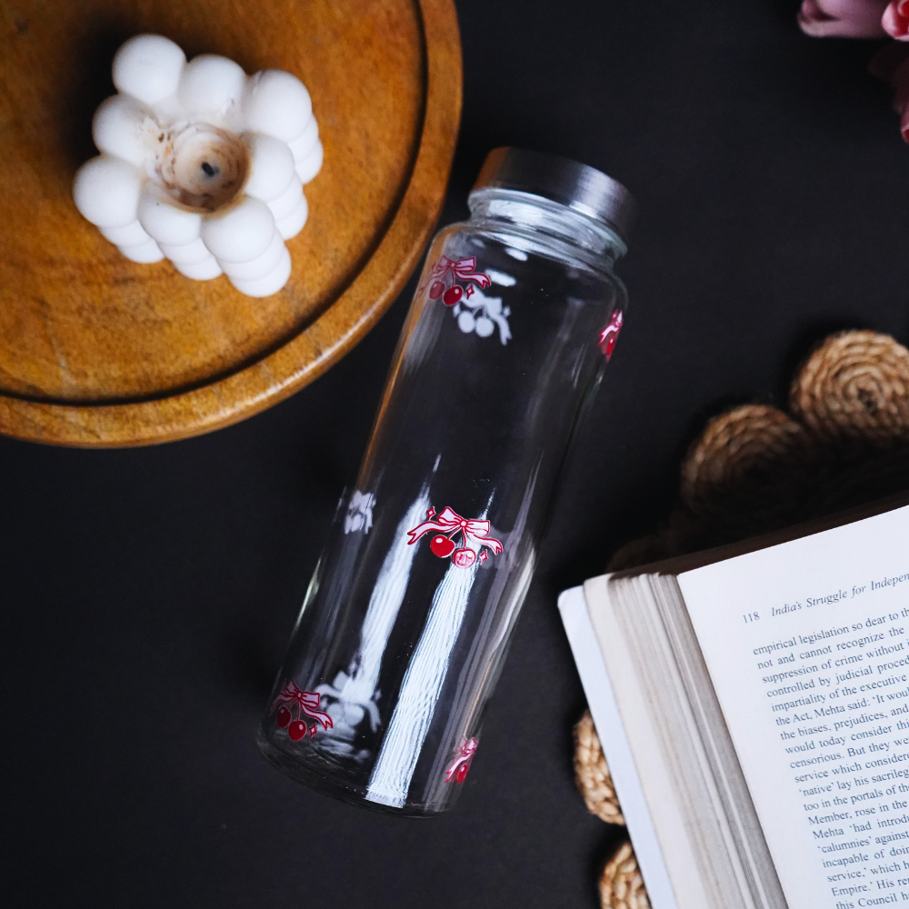 Red Cherry Glass Bottle 500ML