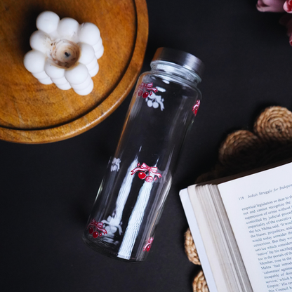 Red Cherry Glass Bottle 500ML