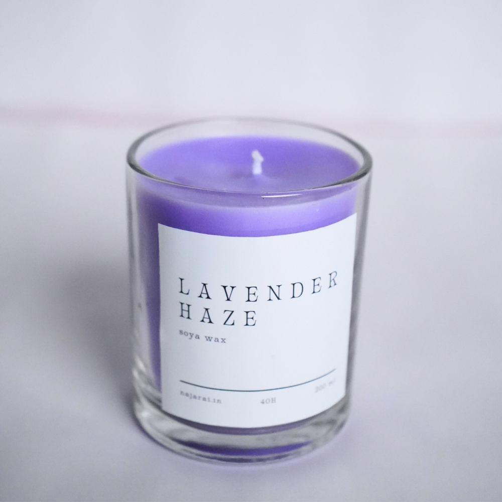 Lavender Haze Scented Candle 220ml