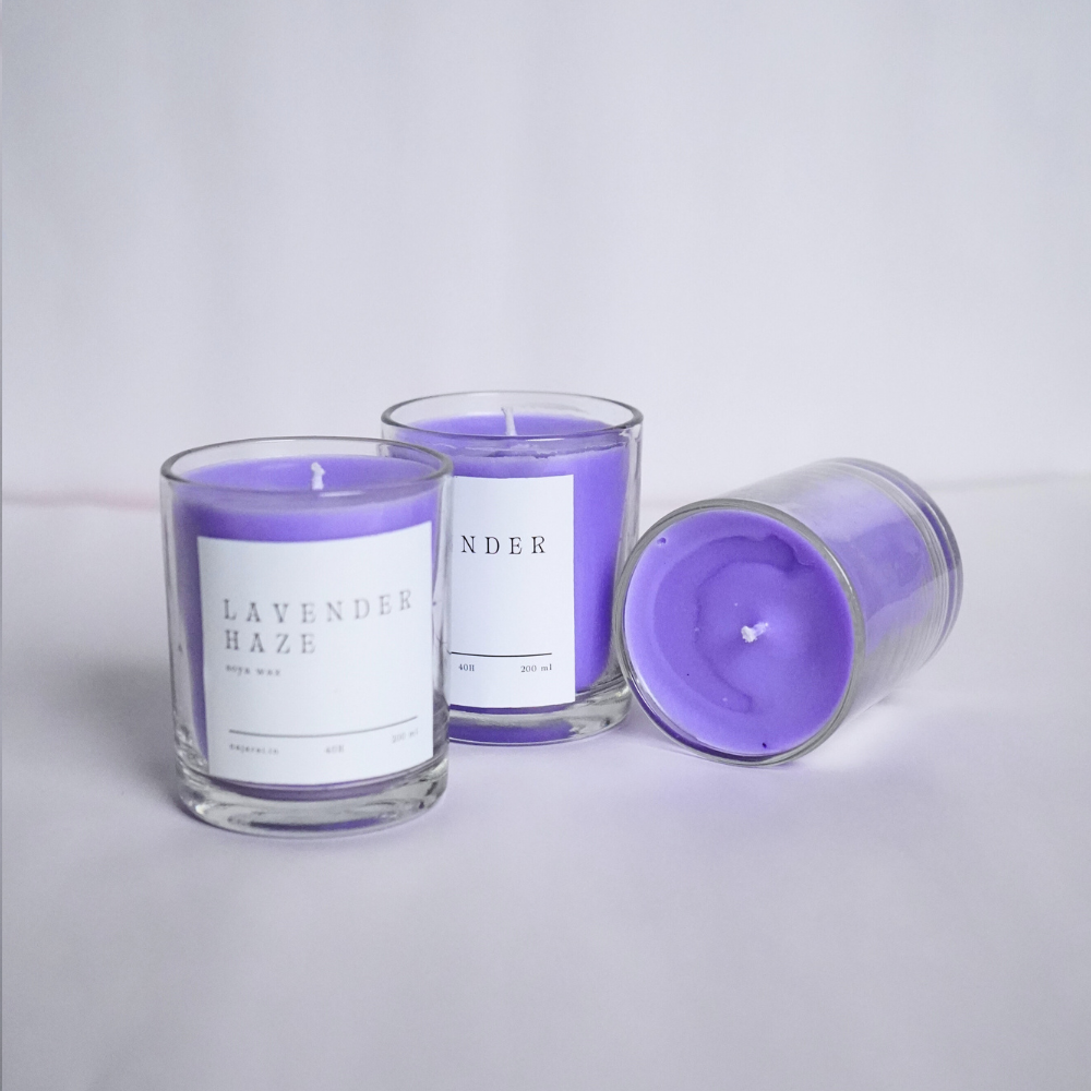 Lavender Haze Scented Candle 220ml